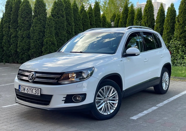 Volkswagen Tiguan cena 55800 przebieg: 135700, rok produkcji 2015 z Wrocław małe 631